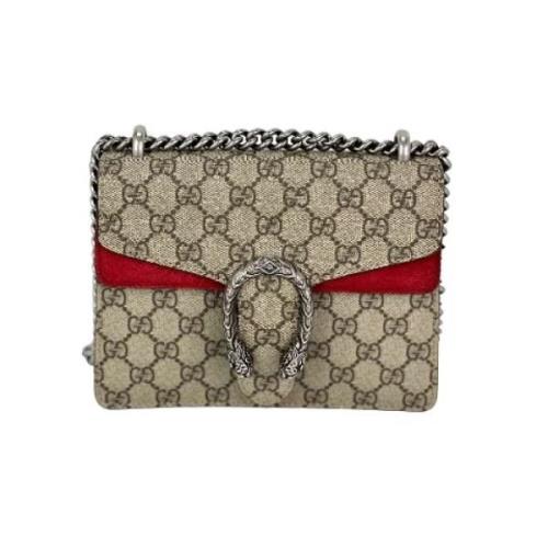 Pre-owned Canvas clutches Gucci Vintage , Red , Dames