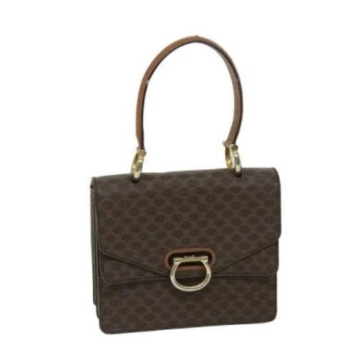 Pre-owned Leather handbags Celine Vintage , Brown , Dames