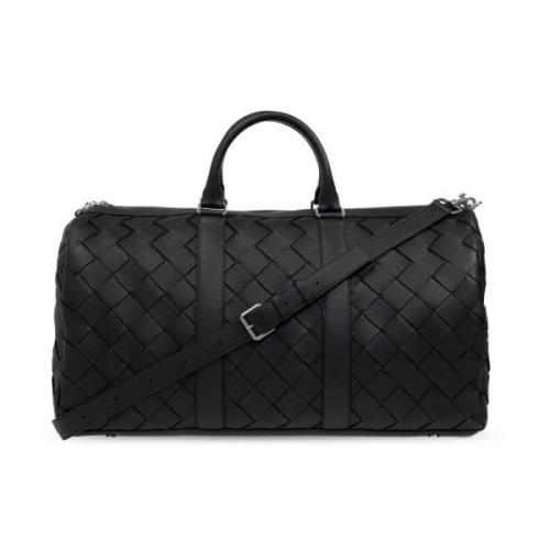 Leren handbagage Bottega Veneta , Black , Heren