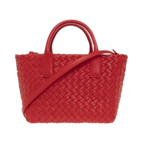 Mini shopper tas Bottega Veneta , Red , Dames