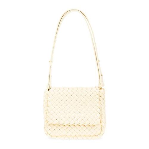 Cobble Kleine schoudertas Bottega Veneta , Yellow , Dames