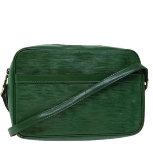 Pre-owned Leather louis-vuitton-bags Louis Vuitton Vintage , Green , D...