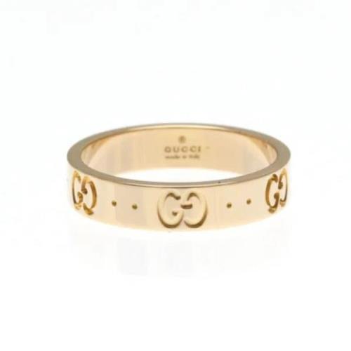 Pre-owned Rose Gold rings Gucci Vintage , Yellow , Dames