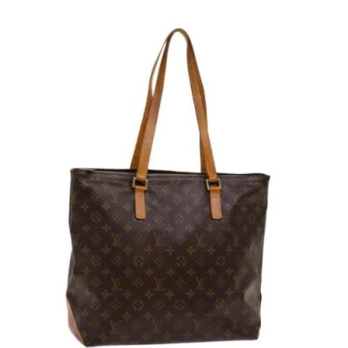 Pre-owned Canvas totes Louis Vuitton Vintage , Brown , Dames