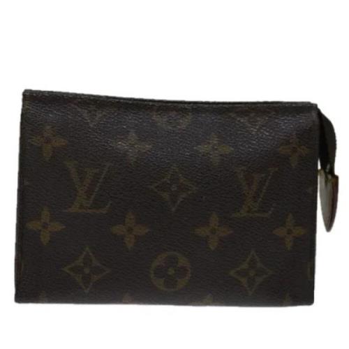 Pre-owned Canvas pouches Louis Vuitton Vintage , Brown , Dames