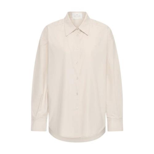 CasperA Lange Mouw Blouse Aime´e the Label , Beige , Dames