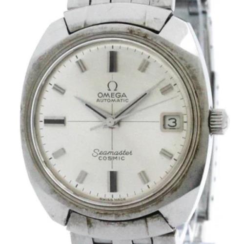 Pre-owned Stainless Steel watches Omega Vintage , White , Heren