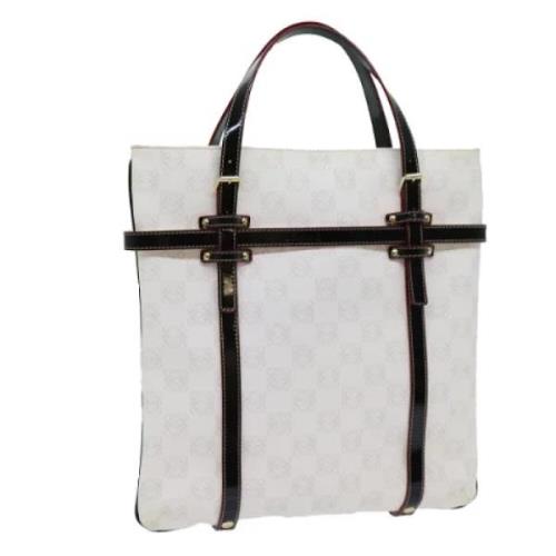 Pre-owned Leather totes Loewe Pre-owned , White , Dames