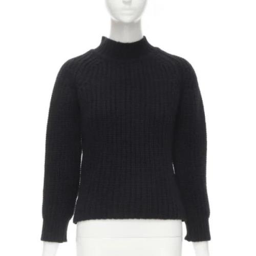 Pre-owned Wool tops Maison Margiela Pre-owned , Black , Dames