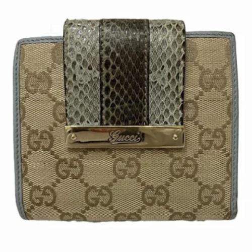 Pre-owned Fabric wallets Gucci Vintage , Brown , Dames