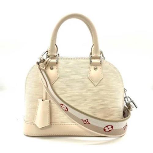 Pre-owned Fabric louis-vuitton-bags Louis Vuitton Vintage , Beige , Da...