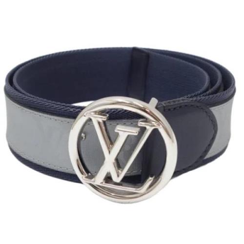 Pre-owned Fabric belts Louis Vuitton Vintage , Blue , Dames