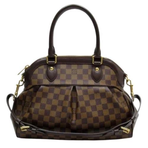 Pre-owned Canvas louis-vuitton-bags Louis Vuitton Vintage , Brown , Da...