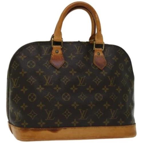 Pre-owned Canvas handbags Louis Vuitton Vintage , Brown , Dames