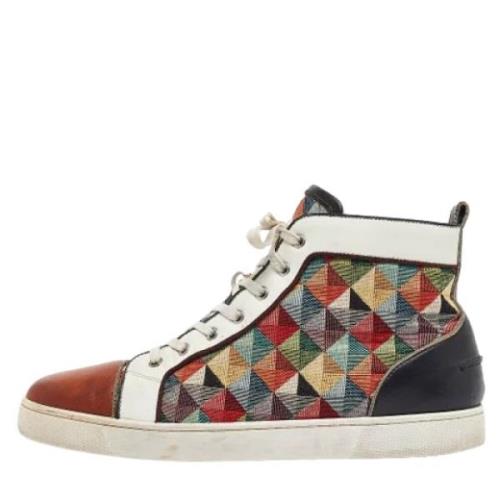 Pre-owned Canvas sneakers Christian Louboutin Pre-owned , Multicolor ,...