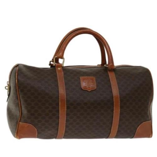 Pre-owned Leather travel-bags Celine Vintage , Brown , Dames