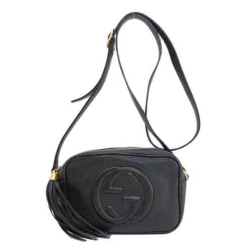 Pre-owned Leather gucci-bags Gucci Vintage , Black , Dames