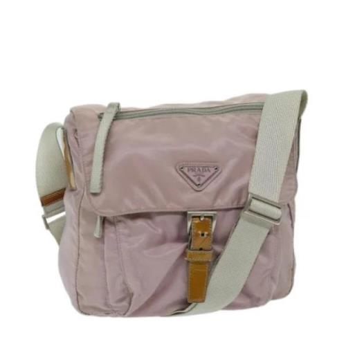 Pre-owned Nylon prada-bags Prada Vintage , Pink , Dames