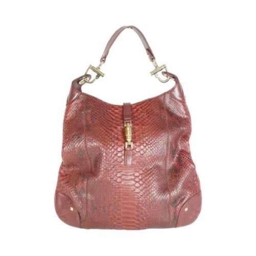 Pre-owned Leather totes Gucci Vintage , Red , Dames