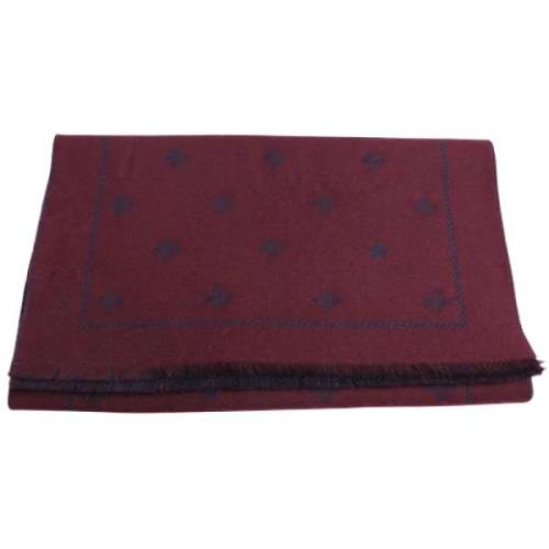 Pre-owned Wool scarves Gucci Vintage , Red , Dames