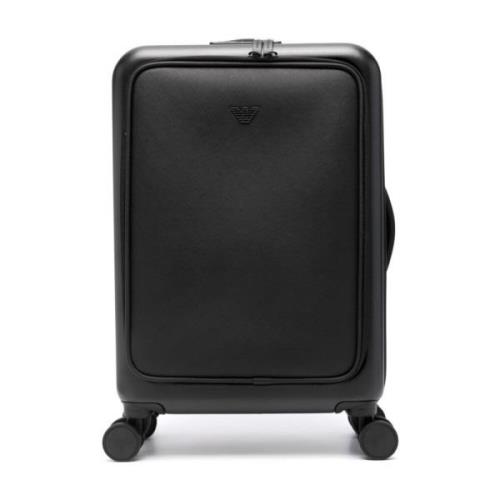 Zwarte Trolley Tas Emporio Armani , Black , Heren