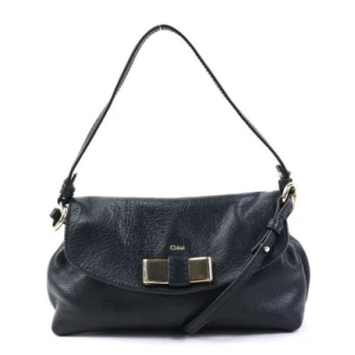 Pre-owned Leather shoulder-bags Chloé Pre-owned , Black , Dames