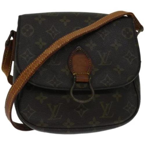 Pre-owned Canvas shoulder-bags Louis Vuitton Vintage , Brown , Dames