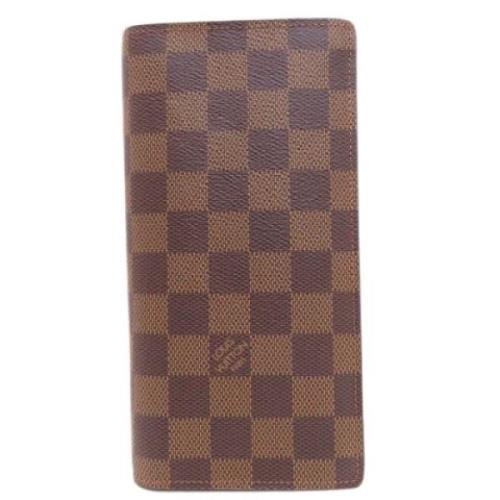 Pre-owned Canvas wallets Louis Vuitton Vintage , Brown , Dames