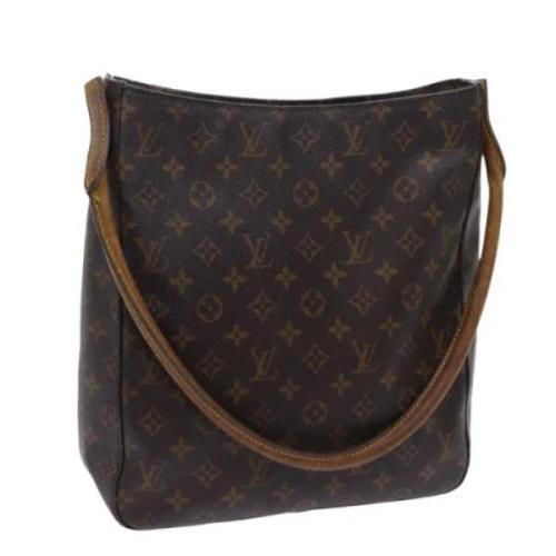 Pre-owned Canvas louis-vuitton-bags Louis Vuitton Vintage , Brown , Da...