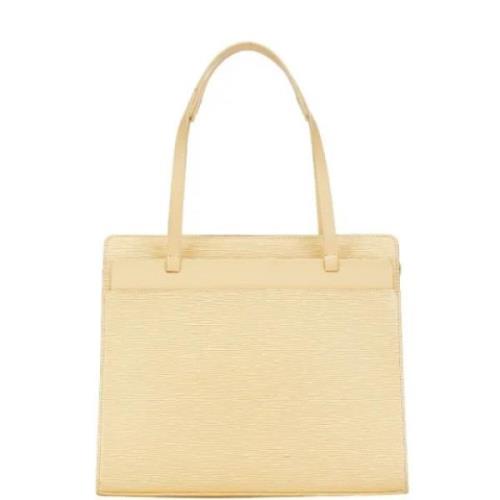 Pre-owned Leather louis-vuitton-bags Louis Vuitton Vintage , Beige , D...