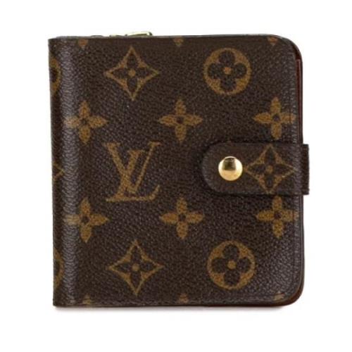 Pre-owned Canvas wallets Louis Vuitton Vintage , Brown , Dames