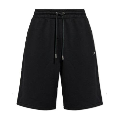 Logo shorts Off White , Black , Heren