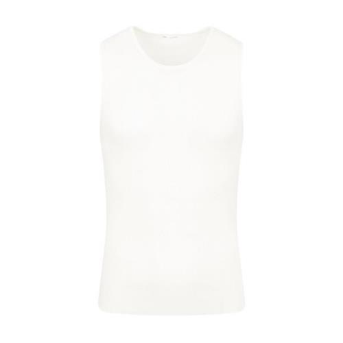 Lang Tank Top Ami Paris , White , Heren