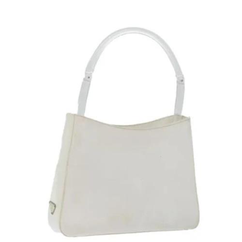 Pre-owned Leather prada-bags Prada Vintage , White , Dames