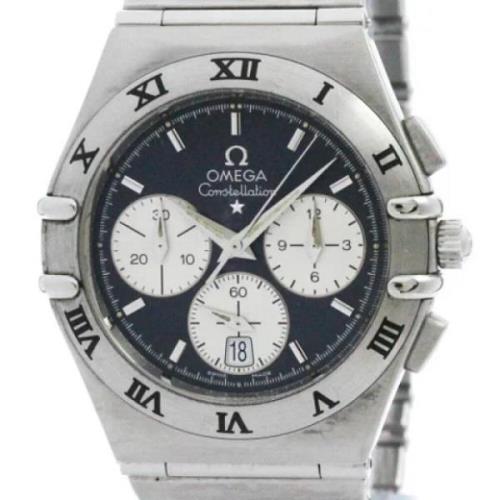 Pre-owned Stainless Steel watches Omega Vintage , Black , Heren