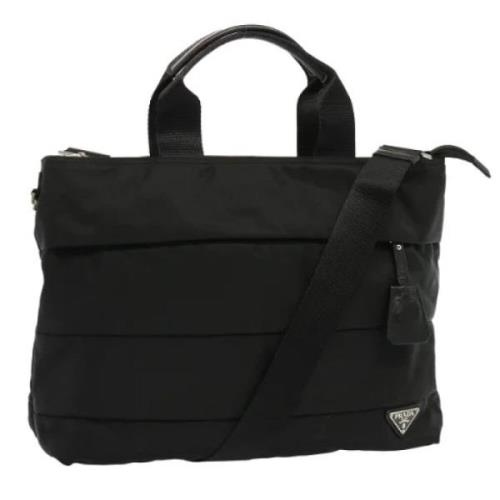 Pre-owned Nylon prada-bags Prada Vintage , Black , Dames