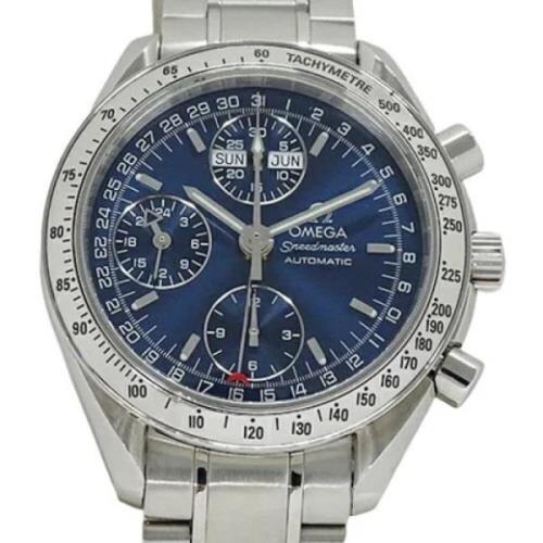 Pre-owned Stainless Steel watches Omega Vintage , Blue , Dames