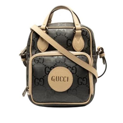 Pre-owned Canvas gucci-bags Gucci Vintage , Gray , Dames