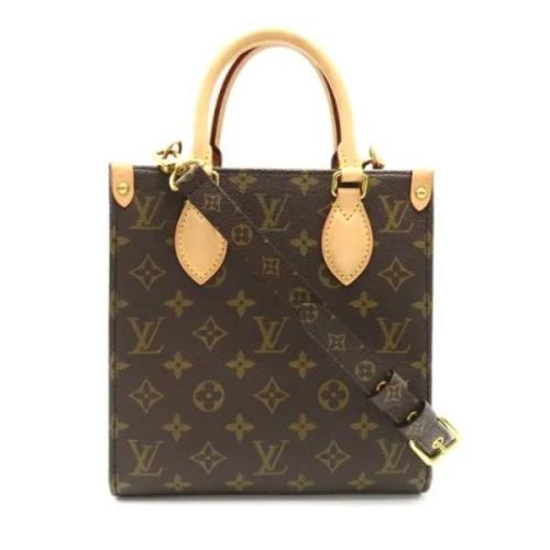 Pre-owned Canvas totes Louis Vuitton Vintage , Brown , Dames