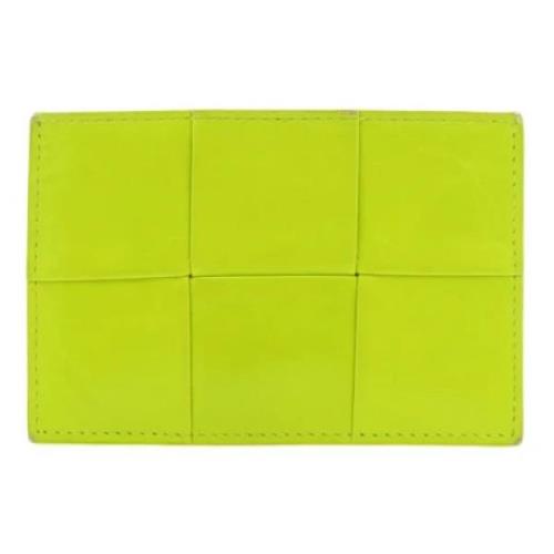 Pre-owned Leather wallets Bottega Veneta Vintage , Green , Dames