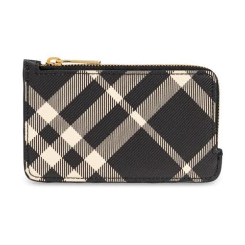 Check kaarthoes Burberry , Black , Dames