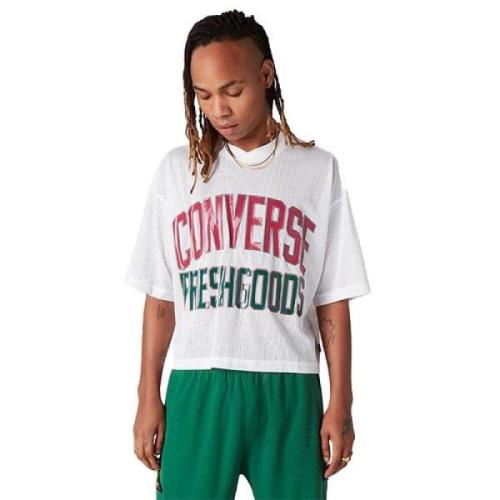 Joe Freshgoods Football Crop Top Converse , White , Heren