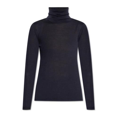 Wollen Turtleneck Saluto Max Mara , Blue , Dames