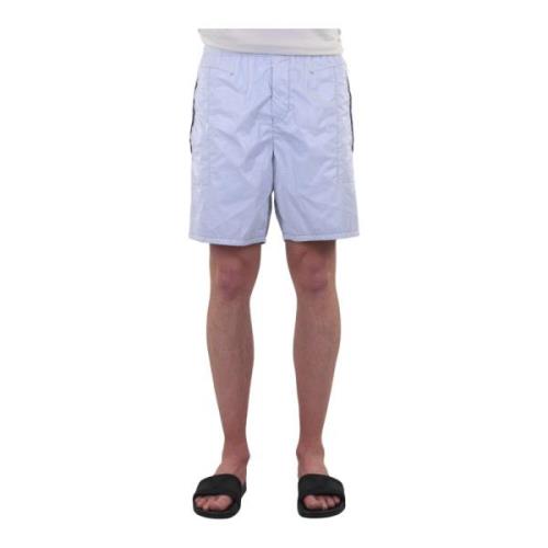 Heren Comfort Bermuda Shorts Stone Island , White , Heren