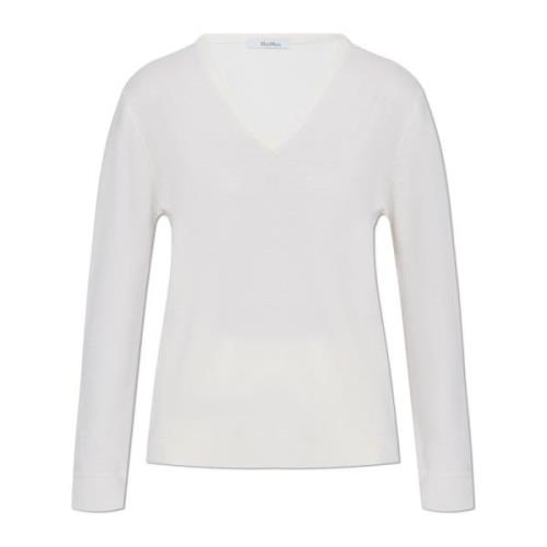 Wollen trui Max Mara , White , Dames