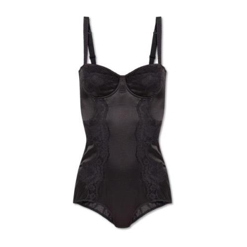 Zijden bodysuit Dolce & Gabbana , Black , Dames