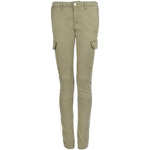 Sportieve Groene Broek Slim Fit Pepe Jeans , Green , Dames