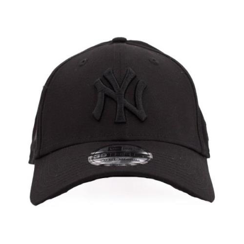 NY Yankees Zwarte Baseballpet New Era , Black , Heren