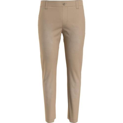 Beige Casual Broek Tommy Jeans , Beige , Heren