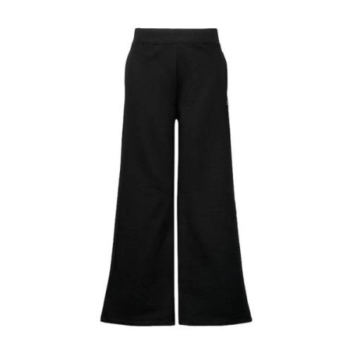 Flared Trousers Embro Badge Modern Design Calvin Klein Jeans , Black ,...